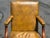 Very Fine 19th C. Georgian Style Leather Arm Chair in Ochre / Mustard / Green For Sale - Image 15 of 18