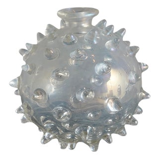 Mina Murano Glass Vase by Flavio Poli, Italy 1938 For Sale