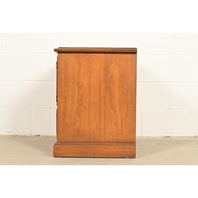 Drexel Spanish Colonial Carved Walnut Nightstand, 1960s For Sale - Image 14 of 18