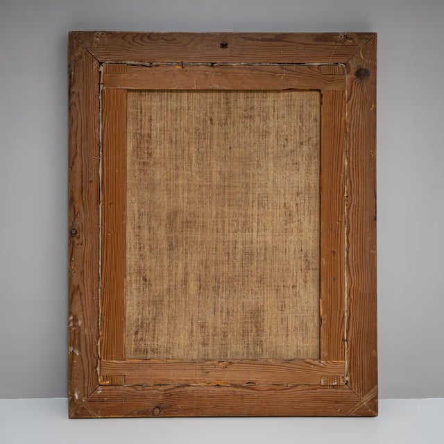 Biedermeier Artist, Portrait of an Older Gentleman, Early 19th Century, Oil on Canvas For Sale - Image 5 of 9