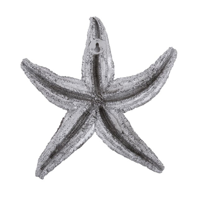 Transitional Deep Pewter Starfish - small For Sale - Image 3 of 7