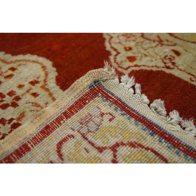 Traditional Antique Tabriz Haji Jalili Rug 3'9'' x 5'6'' For Sale - Image 3 of 11