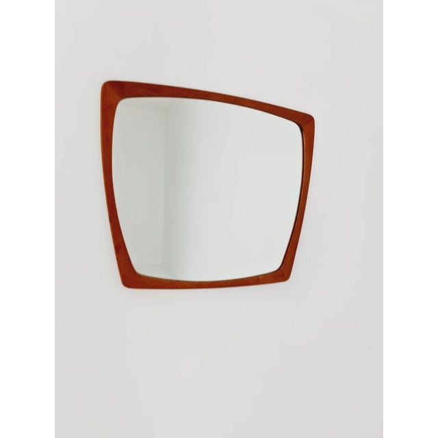 Large Mid-Century Modern Danish Wall-Mounted Mirror, 1960s For Sale - Image 9 of 16