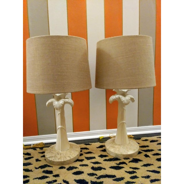 Wallpaper A Pair Of Serge Roche Style Palm Beach Regency Palm Tree Table For Android Free