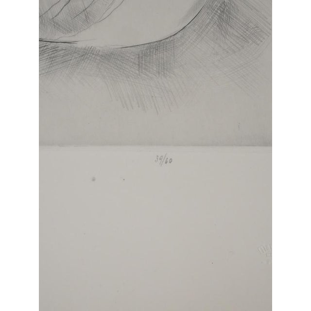 Mily Possoz, Family with a Cat, Original Signed Engraving For Sale - Image 4 of 10