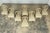 Set of 8 Late 19th Century Gustavian Style Chairs in Olive Green Floral Fabric For Sale - Image 4 of 18