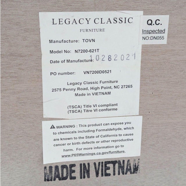 Legacy Classic Furniture Rachael Ray Cinema Collection Expandable Dining Table For Sale - Image 9 of 10