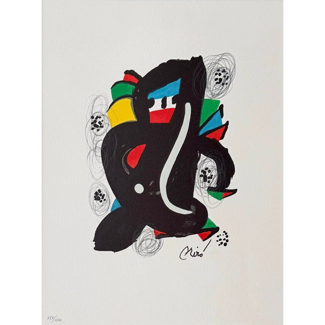 Joan Miró, La Mélodie Acide, Planche VI, 1980, Lithograph For Sale - Image 6 of 7