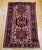 Vintage Heriz Karajeh Rug, Hand-Knotted Wool, Geometric Pattern, Red & Ivory, 2x3 For Sale - Image 4 of 12