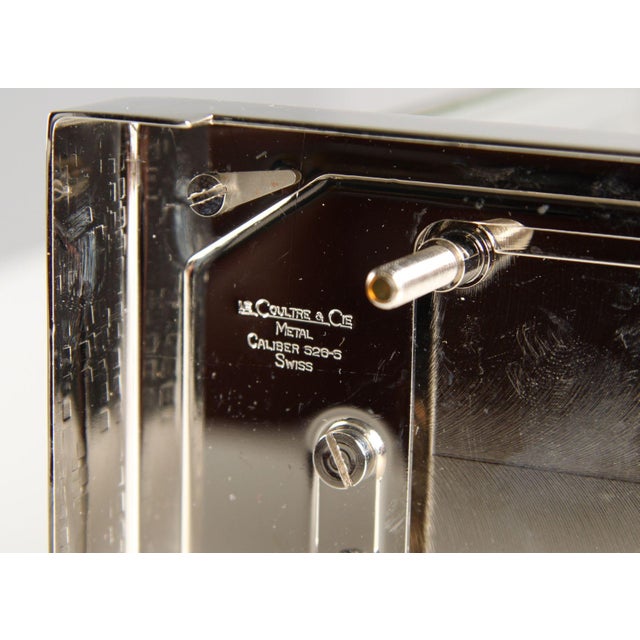 Nickel Plated Atmos Clock from Jaeger Lecoultre, 1956 For Sale - Image 12 of 13