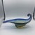 Italian Murano Blue Green and Yellow Handled Dish For Sale - Image 3 of 7