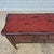 Rustic Distressed Rustic Burgundy Red Console Table Sideboard Buffet Credenza For Sale - Image 3 of 9