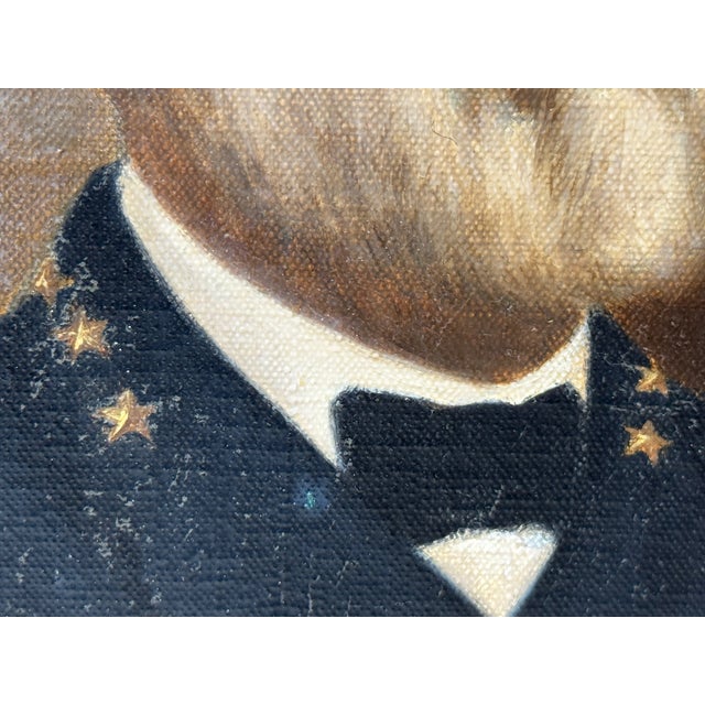 Wood Oil Painting Portrait of General Robert E. Lee Military Commander of the Army of Northern Virginia After John Adams Elder For Sale - Image 7 of 18