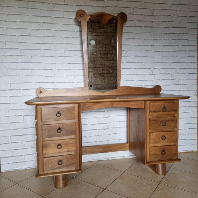 Dressing Table with Mirror, 1970s For Sale - Image 14 of 15