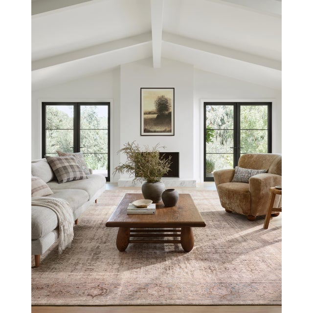 Contemporary Amber Lewis x Loloi Georgie Ocean / Sand 2'-6" x 9'-6" Runner Rug For Sale - Image 3 of 7