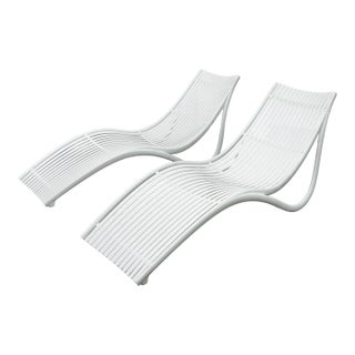 Eugeni Quitllet Outdoor Vondom Ibiza Sun Loungers, Pair For Sale