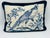 Vintage Blue and White Needlepoint Pillow For Sale - Image 4 of 7