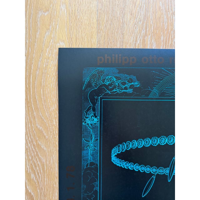 Almir Mavignier (1925–2018), Philipp Otto Runge Und Seine Zeit, Tageszeiten: Tag, Kunsthalle Hamburg, 1977, Exhibition Poste, Printed in Germany For Sale - Image 6 of 14