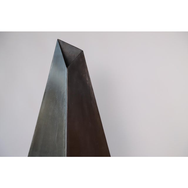 Modern Steel Fire Pit Chiminea Outdoor Fireplace For Sale - Image 13 of 14