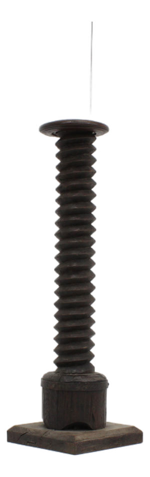 French Screw Pedestal, 19th Century