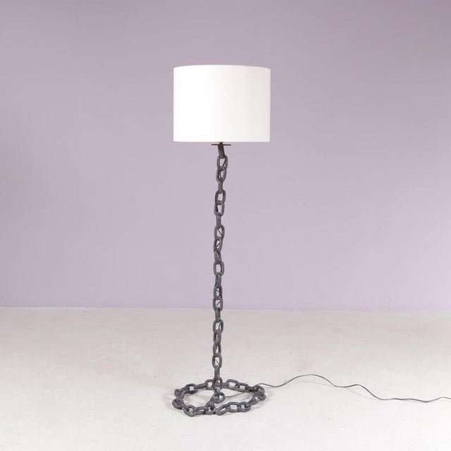 Brutalist Chain Floor Lamp in the style of Franz West, Netherlands, 1970s For Sale - Image 6 of 10