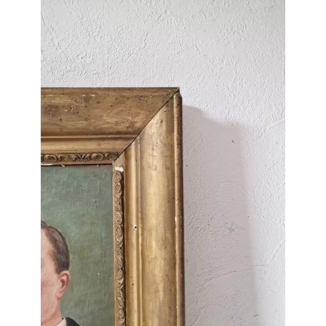 Portrait of Man, 1890s, Oil on Canvas, Framed For Sale - Image 3 of 7