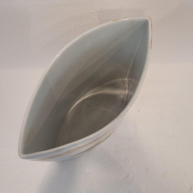 Yellow Hibiscus Vase in Porcelain by Valbonne for Limoges, France, 2002 For Sale - Image 15 of 18