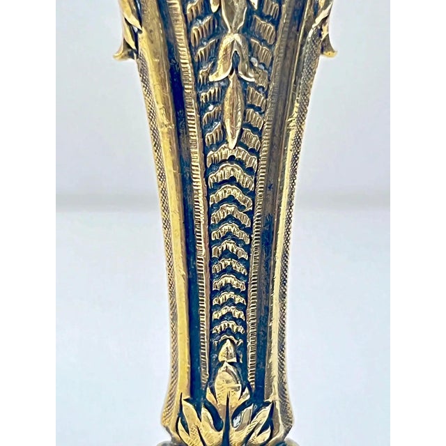 Bronze Antique French 1880s Nature Decor Cast Bronze Blank Oval Wax Seal Stamp For Sale - Image 8 of 11