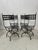 Veranda Chairs in Wrought Iron, Set of 4 For Sale - Image 6 of 16