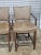 Wood Late 20th Century Set of Four Hickory Chair Mahogany Alligator Pattern Leather Counter Stools For Sale - Image 7 of 11