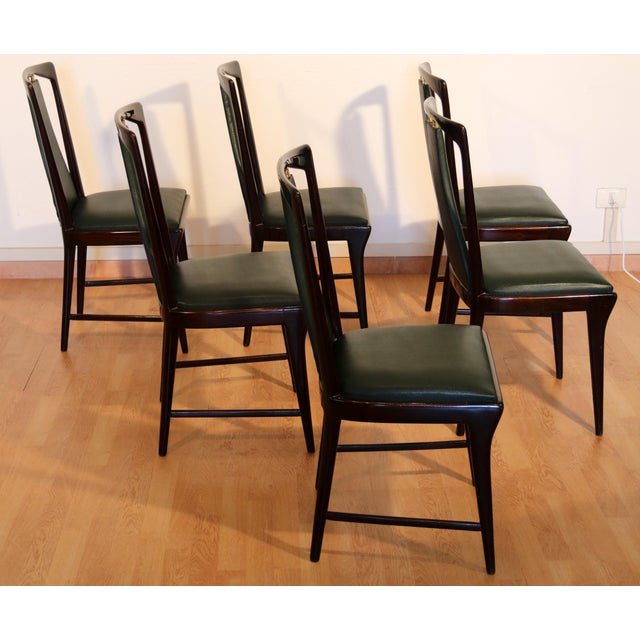 Mid-Century Modern Chairs by Osvaldo Borsani, Italy, 1950s, Set of 6 For Sale - Image 15 of 15