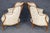 Late 19th Century Pair Antique 19th C. French Louis XV Style Bergère Chairs For Sale - Image 5 of 17