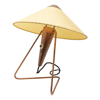 Mid-Century Czech Tripod Table Lamp by Helena Frantová for Okolo, 1950s For Sale