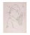 Lithograph on vélin pur fil des Papeteries du Marais, realized by Cocteau in 1929. Belongs to the suite "25 Dessins d'Un...