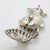 Vintage Italian Handmade Genuine Silver Fish and Oyster Rare & Quirky Figurine For Sale - Image 6 of 12