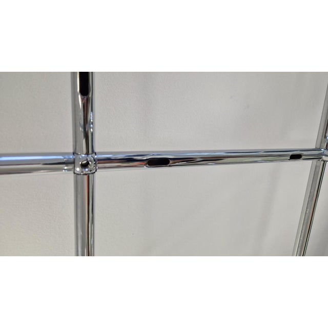 Metal 4-Module Bookcase in Chromed Metal and Blue Iron from USM Haller, 1970s For Sale - Image 7 of 18