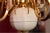 1970s 1970s Georgian Candle-Style 2-Tier Polished Brass White Porcelain Chandelier For Sale - Image 5 of 10