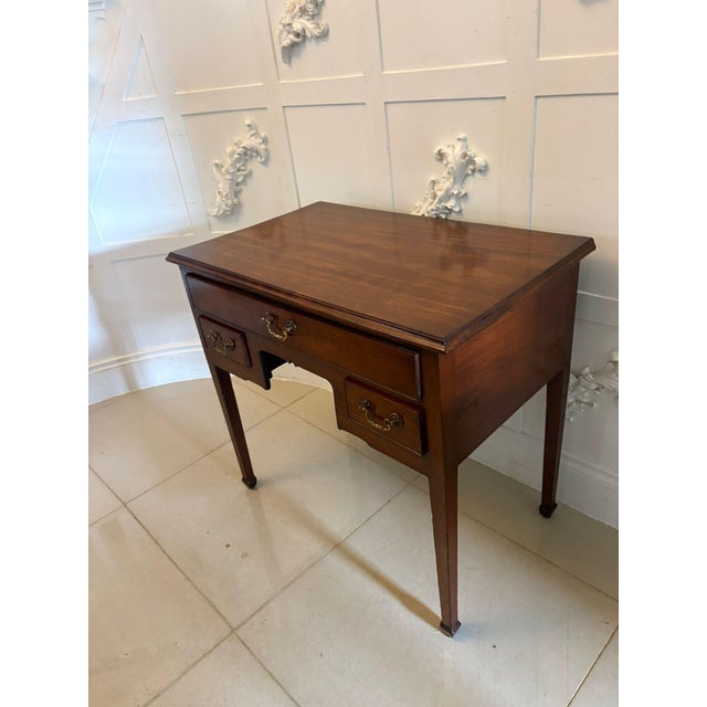 Brown Small Antique Georgian Table in Mahogany, 1800 For Sale - Image 8 of 12