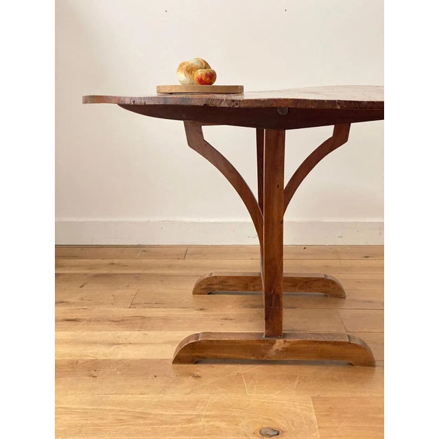 Oval Shaped Vendange Table For Sale - Image 4 of 8