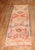 Mid 20th century Tribal Turkish Geometric runner featuring 2 men and 2 women on a geometric colorful motif Measures:...