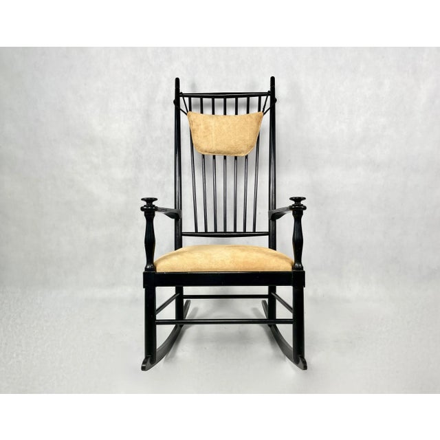 The rocking chair known as "Isabella"; author of the design Karl-Axel Adolfsson for the Swedish brand Gemla Möbler. The...