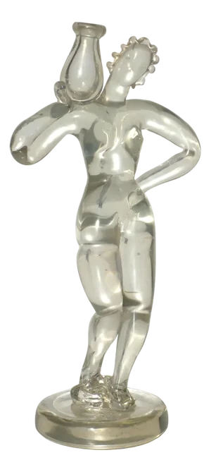 Murano Glass Art Deco Figure by Napoleone Martinuzzi for CVM Cappellin, 1930