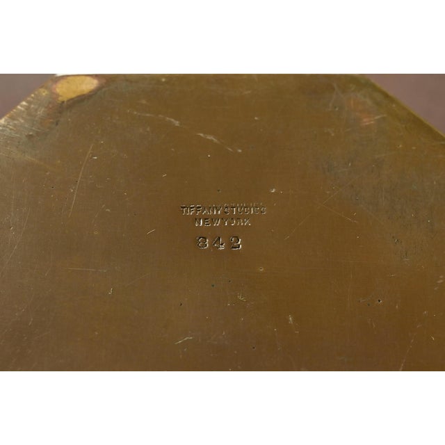 Tiffany Studios New York Zodiac Pattern Bronze Inkwell For Sale - Image 12 of 14