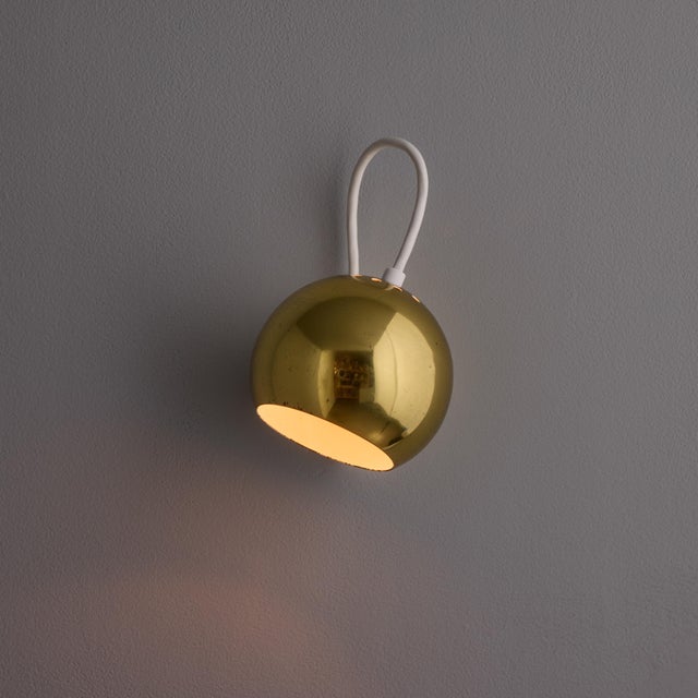 1970s Goffredo Reggiani 'Eyeball' Adjustable Perforated Metal Wall Lamps - a pair For Sale - Image 16 of 18