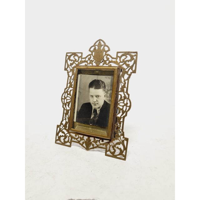 Art Nouveau Bronze Frame, France, 1950s For Sale - Image 14 of 14