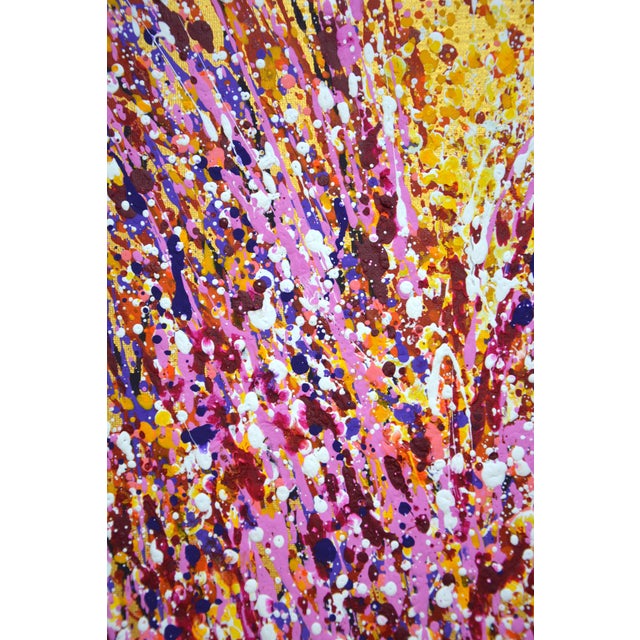 Expression on Gold 23.Modern Original Hand Painting. For Sale - Image 6 of 10