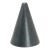 Vintage Victor Carranza for Mikasa Metallic Gunmetal Gray Cone Vase For Sale