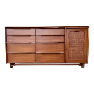 Fully Restored Mid Century Modern Dresser by Hickory Manufacturing Company. Circa 1960s