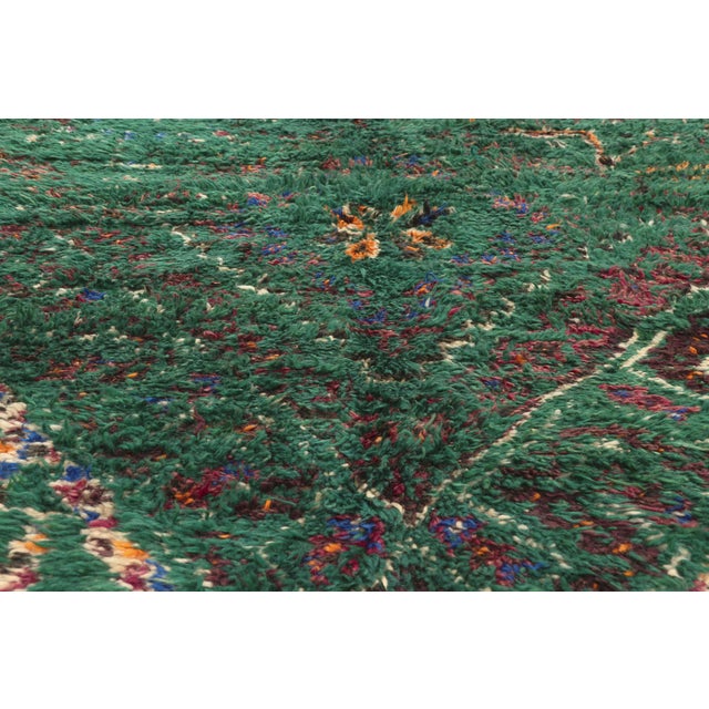Late 20th Century Vintage Beni MGuild Moroccan Rug, 06'09 X 15'08 For Sale - Image 5 of 10