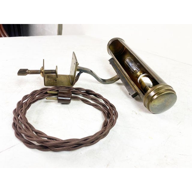 1910s Table Lamp in Brass, 1910 For Sale - Image 5 of 6